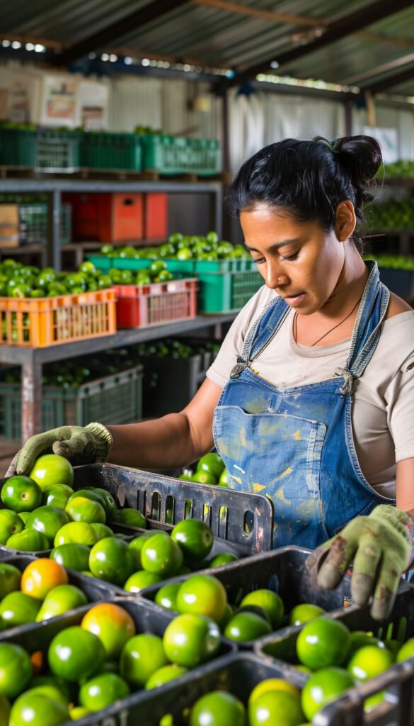 photorealistic-woman-organic-sustainable-garden-harvesting-produce